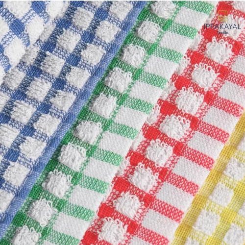 Ippakayal Textile Cotton Kitchen Towels, Shape : Rectangle