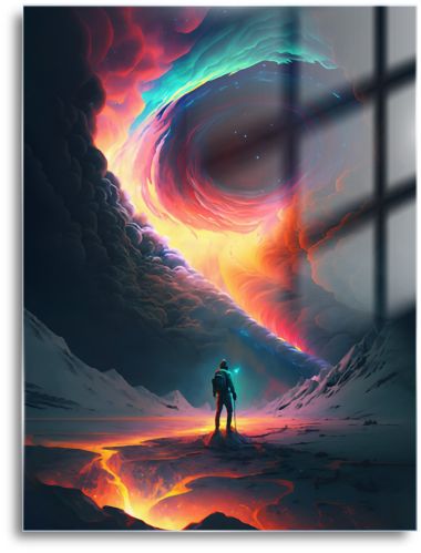 Printed Polished Acrylic Paintings, Frame Shape : Rectangular