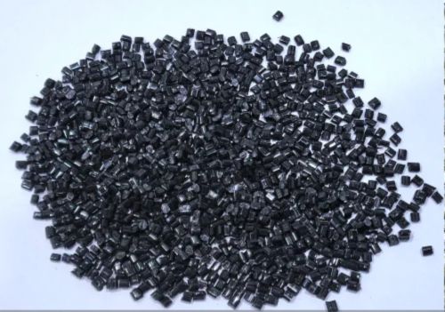 Black Recycle Polyester Granule, Condition : Recycled