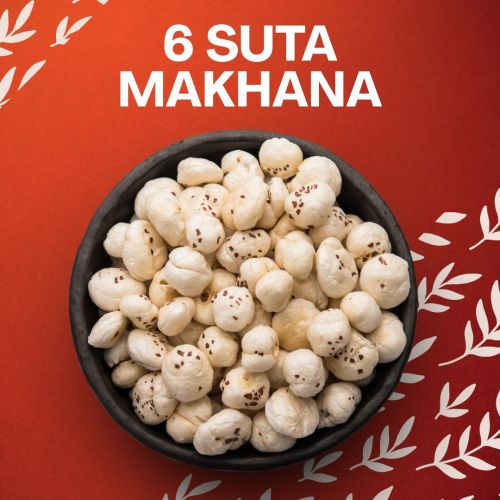6 Suta Makhana 18-21MM, Packaging Type : HDPE Bags