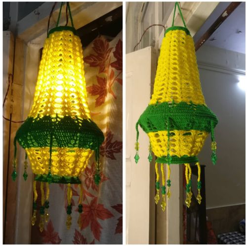 Bulbs Non Polished Wool Diwali Decoration Kandil Lamp