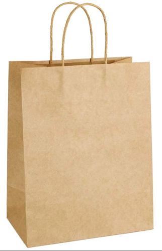 Brown Kraft Paper Bag, Technics : Machine Made