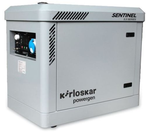 Metal 5.5 kVA Kirloskar Portable Diesel Generator, Color : Grey