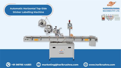 Automatic Horizontal Top Side Sticker Labelling Machine