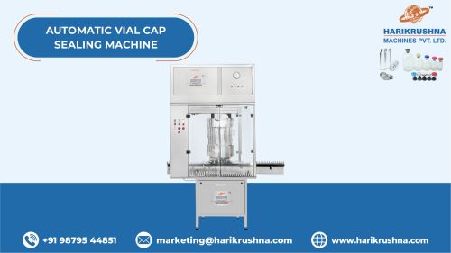 Automatic Vial Cap Sealing Machine For Industrial Use
