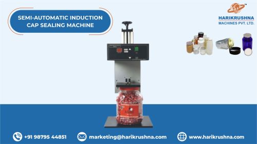Semi-Automatic Induction Cap Sealing Machine For Industrial Use