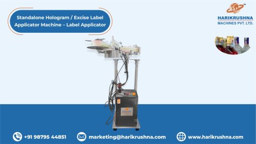Standalone Hologram Label Applicator Machine