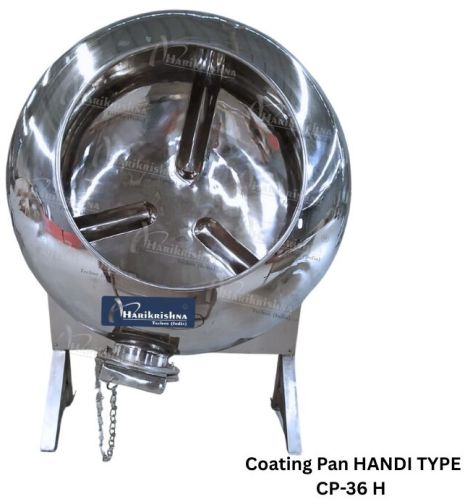 Stainless Steel CP36H-Coating Pan Machine, Color : Silver