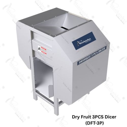 Automatic Stainless Steel DFT-3P Dry Fruit Dicer Machines