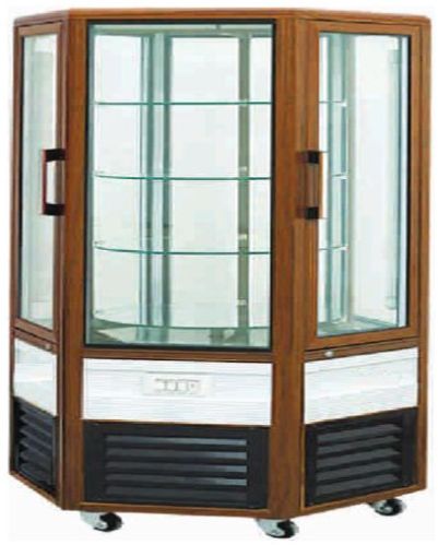 Stainless Steel Single Door Rotating Cake Display Counter