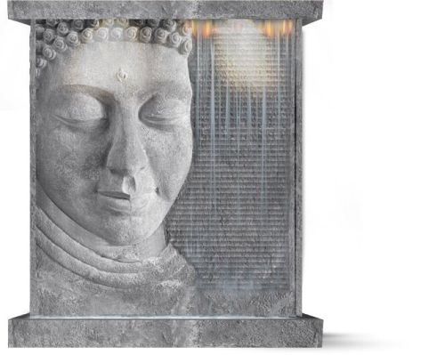 Decorative Buddha Water Fountain, Power Source : Electric