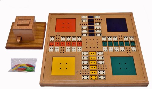 Plastic Ludo Board Game For Blinds Multi Sizes