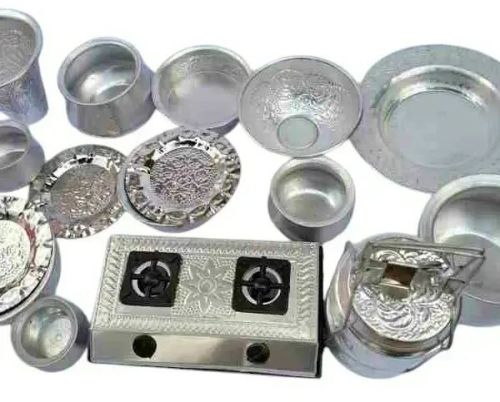 Aluminum Toy Kitchen Set