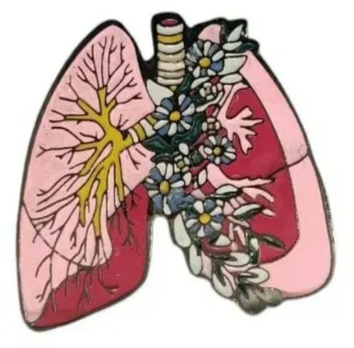 Metal Kidney Design Medical Badge Standard