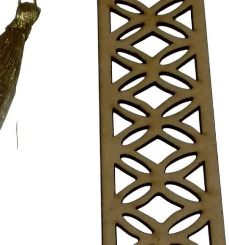 Lightweight MDF Bookmark for Readers, Color : Natural Wood Color