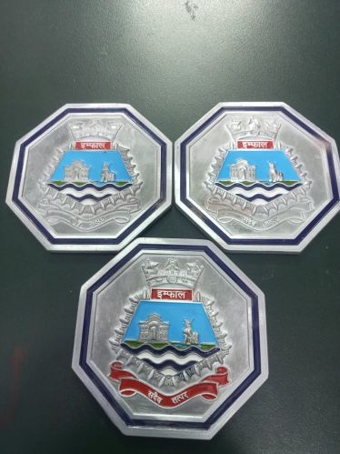 Polished Zinc Alloy Medal Coin, Color : Bronze 3 Inch