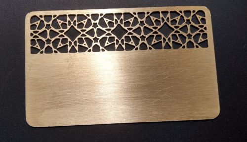 Coated Metal Visiting Cards, Shape : Rectangular for Printing