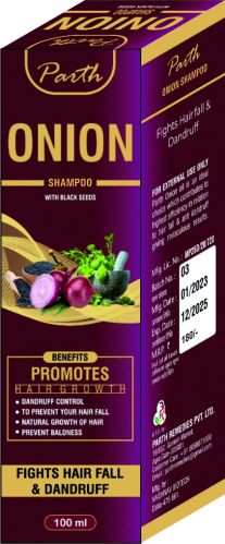 Parth Onion Shampoo, Packaging Size : 100ml