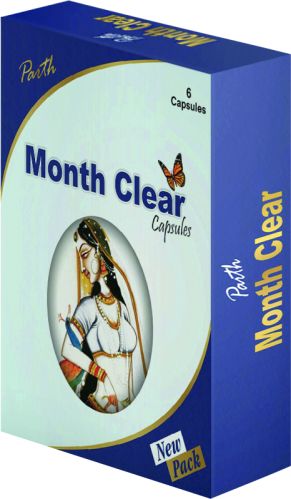 PARTH MONTH CLEAR CAPSULE, Packaging Type : PACKS