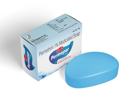Parth Permethrin Soap, Color : Sky Blue