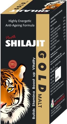 Shilajit Gold Malt Capsules, Gender : Unisex for Ayurvedic Use