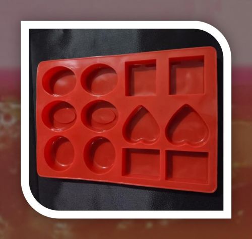 100 Gram Mix Silicon Soap Mould, Color : Brown