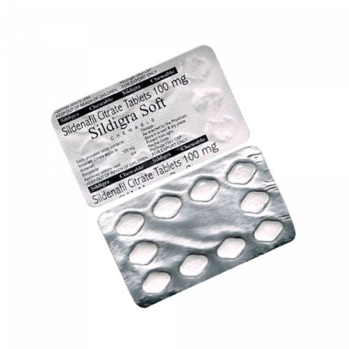 Sildenafil Soft 100mg Chewable Tablet, Packaging Type : Strips