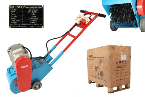 Impa 591206 Electric Descaling Chain Machine KP2000E – 200mm High-Speed Rust & Paint Removal Tool