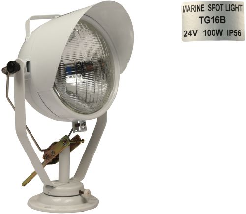 Impa 791817 Marine Spot Light TG16B – 100W Steel Searchlight (12V / 24V, 4.9 Kg)