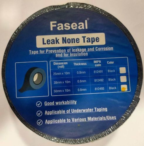 Impa 812491 / 812492 / 812493 Leak None Tape Self-Fusing Insulation & Sealant Tape for Marine