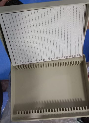 Plastic Slide Box, Color : Green