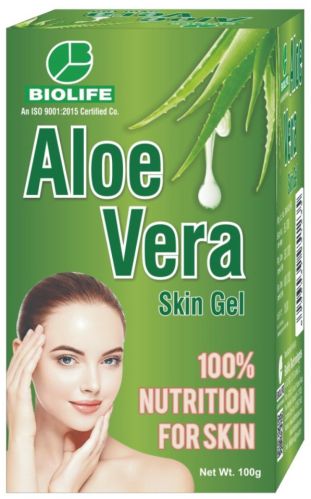 Aloevera Skin Gel, Color : Green, Form : Liquid