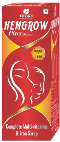 Hemgrow Plus Syrup, Packaging Type : Bottle, Packaging Size : 200 Ml