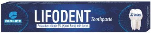 Lifodent Tooth Paste, Packaging Size : 75 G