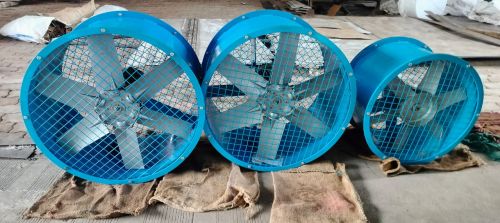 Sakariya Mild Steel Heavy Duty Industrial Exhaust Fan, Color : Blue