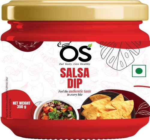 OS Salsa Dip Sauce, Color : Red, Packaging Type : Bottle