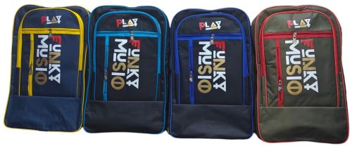 Polyester 20 Ltr Fancy Stylish Backpack, Color : Multicolour