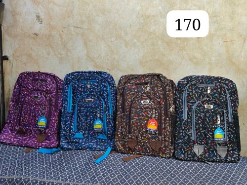 Polyester Junior School Backpack, Color : Multicolour