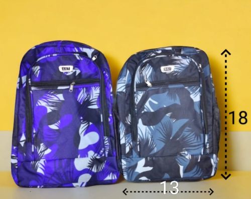 Polyester Printed Trendy School Bag, Color : Multicolor, Multicolour