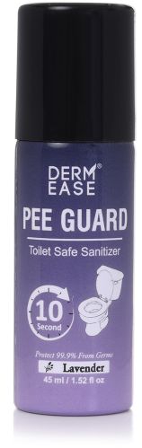 Pee Gaurd Toilet Seat Sanitizer Spray, Packaging Size : 45 Ml