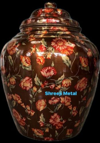 Deep Line Pure Copper Matka with Lacquered