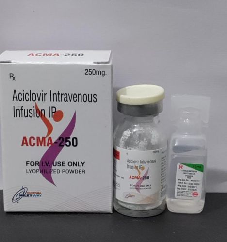 ACMA-250 Aciclovir Intravenous Infusion, Color : White