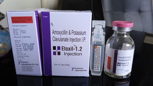 Amoxycillin Potassium Clavulanate Injection, Grade : Pharma