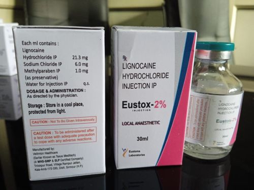 EUSTOX-2% Natural Lignocaine Hydrochloride Injection IP