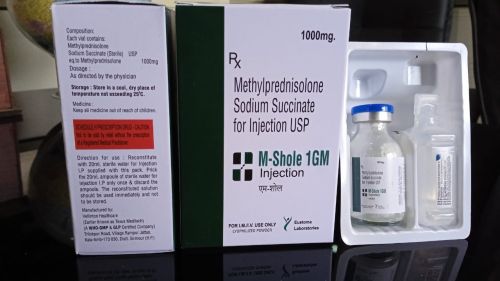 Methylprednisolone Sodium Succinate 1gm Injection, Purity : 99%