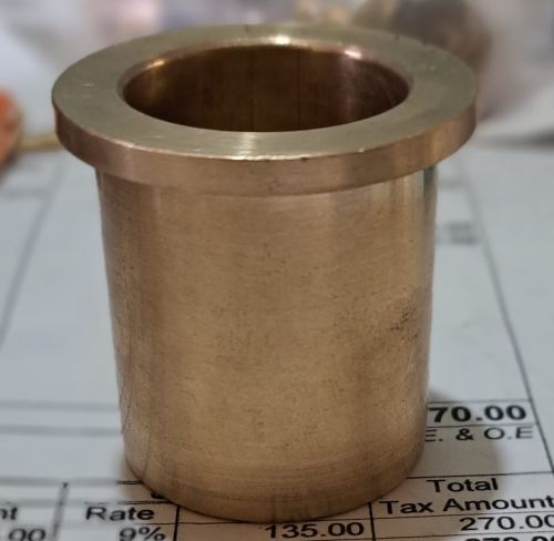 Polished Gunmetal/bruss Bronze Collar Bush, Color : Golden