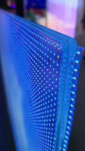 Transparent Adhesive LED Display Screen, Color : Full for Advertising