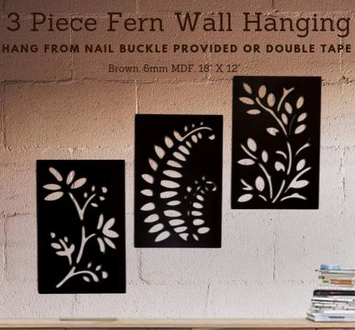 3 Piece Framed Wall Hanging Art