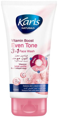 Vitamin Boost Even Tone 3 In 1 Face Wash
