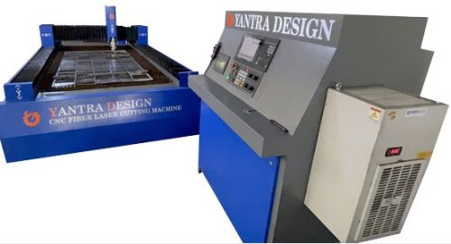 Mild Steel CNC Fiber Laser Cutting Machine, Power Source : Electric